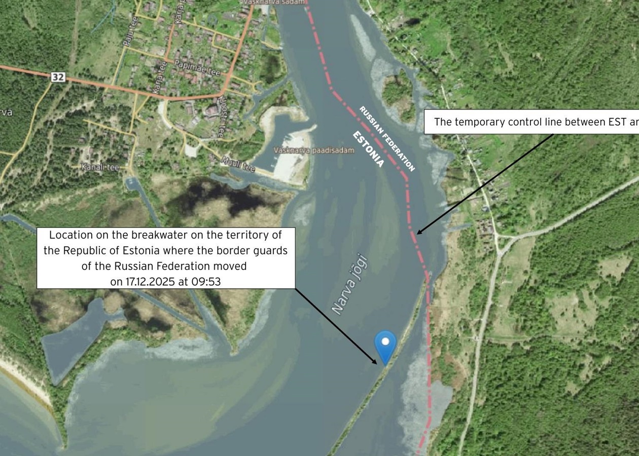 Російські прикордонники порушили кордон Естонії